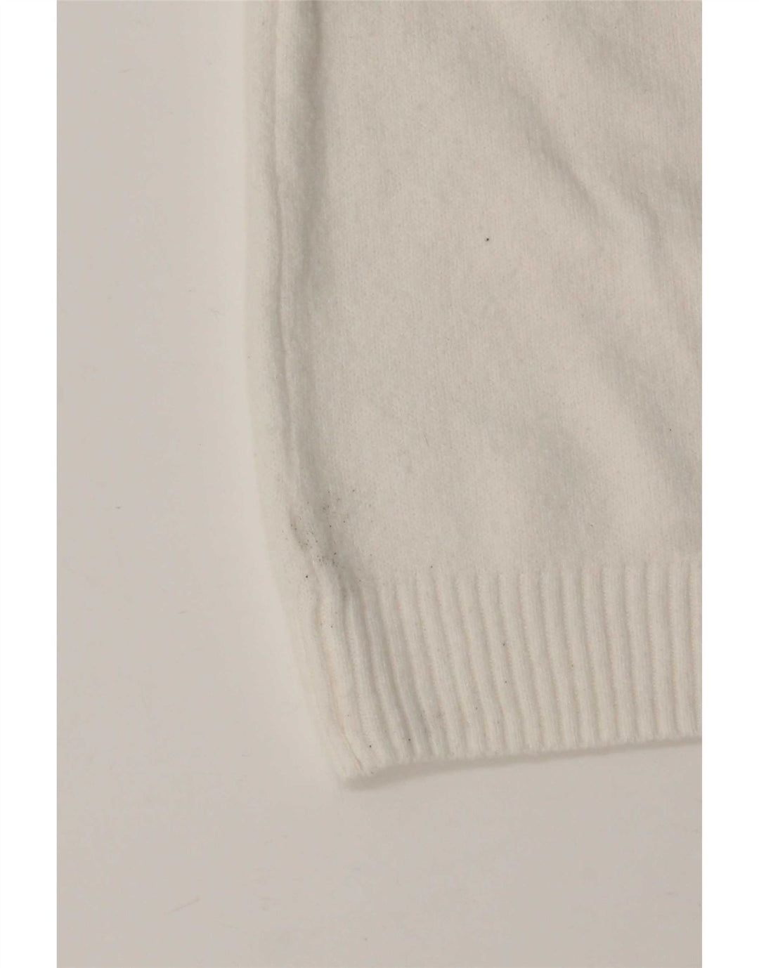 Marks & Spencer Pull Cardigan Femme UK 14 Polyester Blanc Moyen