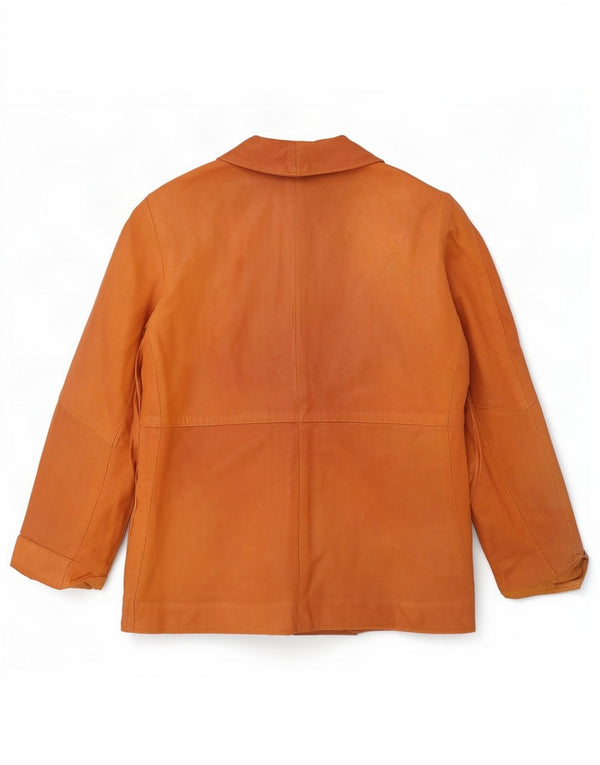 veste en cuir femme vintage EU 44 XL Marron