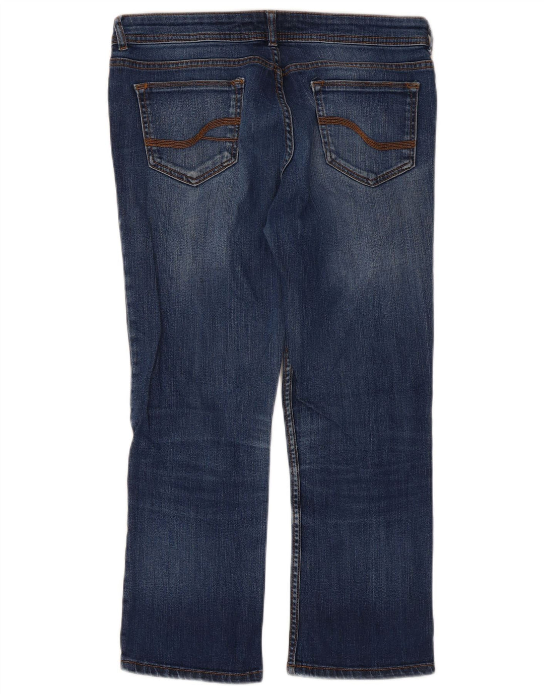 Fat Face Jean court pour femme UK 12 Medium W32 L23 Bleu