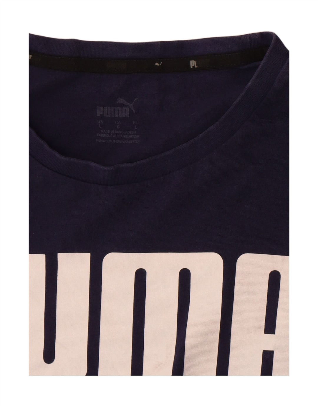 Puma T-shirt graphique pour homme, grand, bleu marine