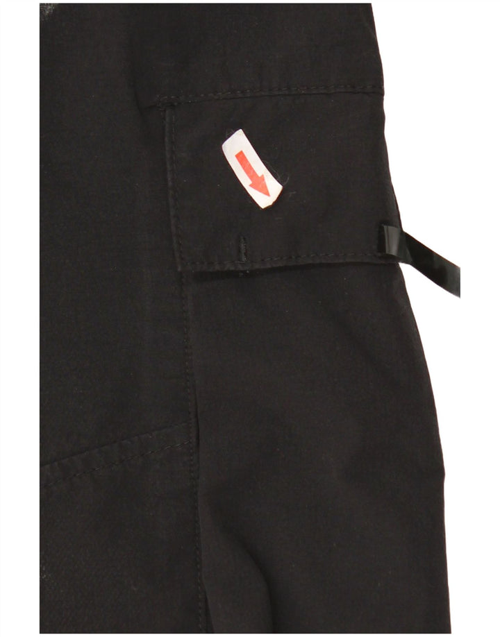 Zara Pantalon cargo court fuselé pour homme Medium W32 L24 Noir