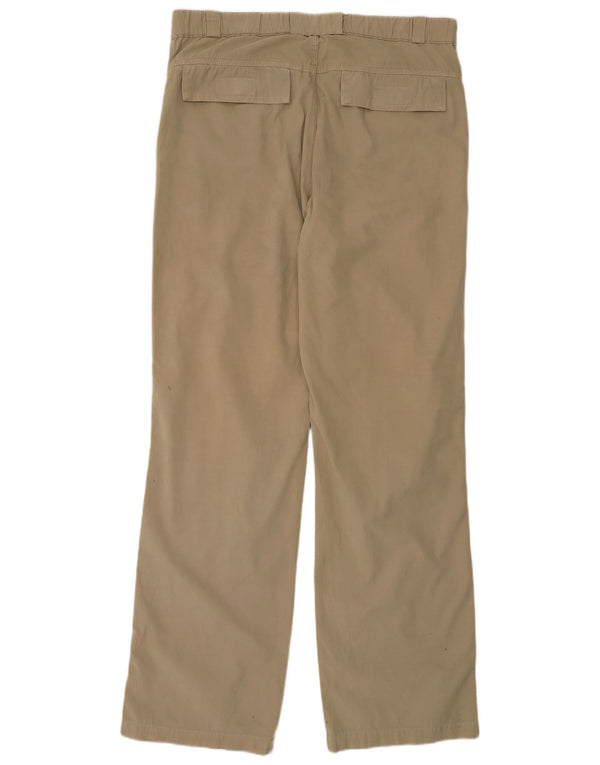 Playlife Pantalon Chino Droit Homme Large W36 L33 Coton Beige