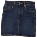 Zara Femme Mini Jupe En Jean Moyen W28 Bleu