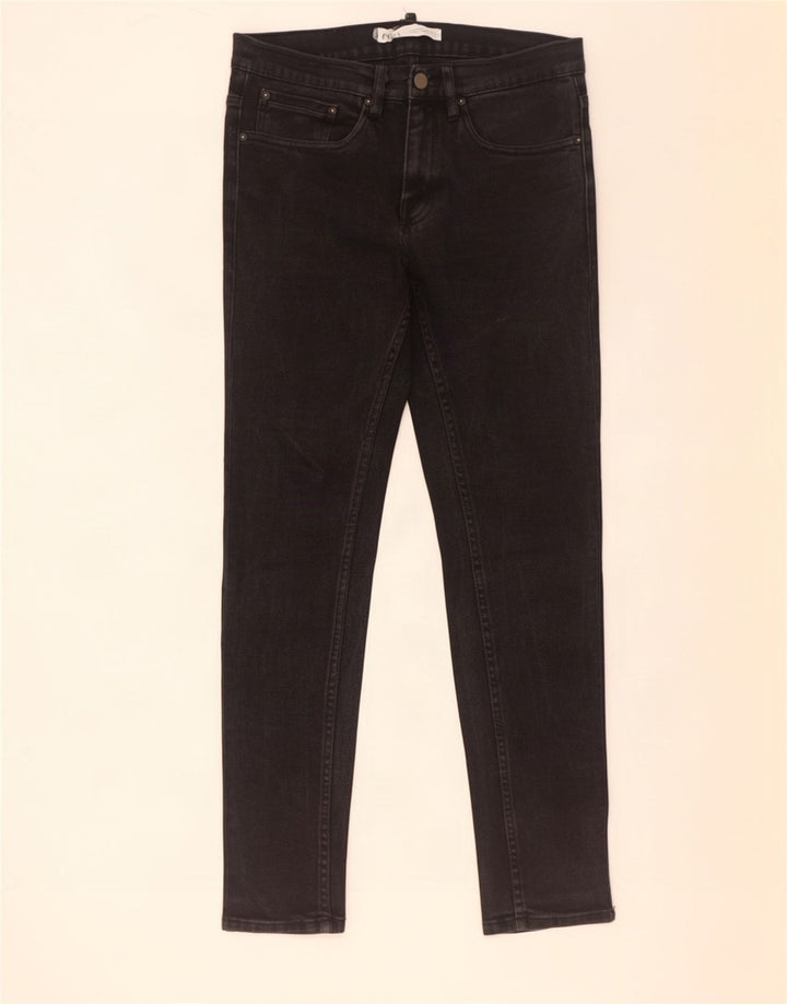 Zara Jean slim pour homme EU 38 Small W30 L30 Noir
