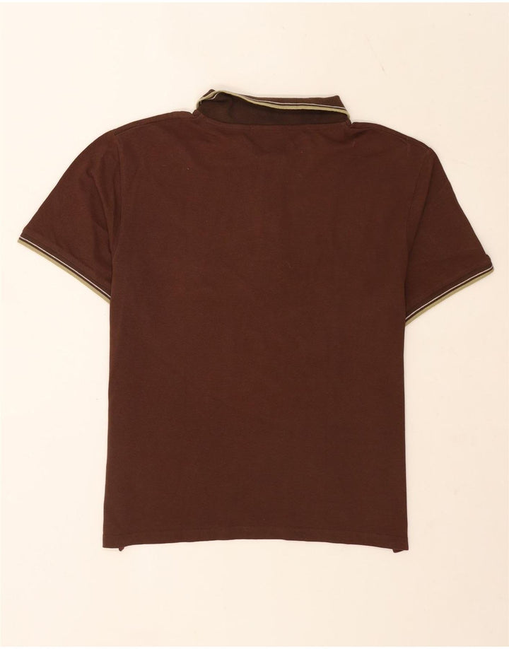 Trussardi Polo Homme XL Marron Rayé