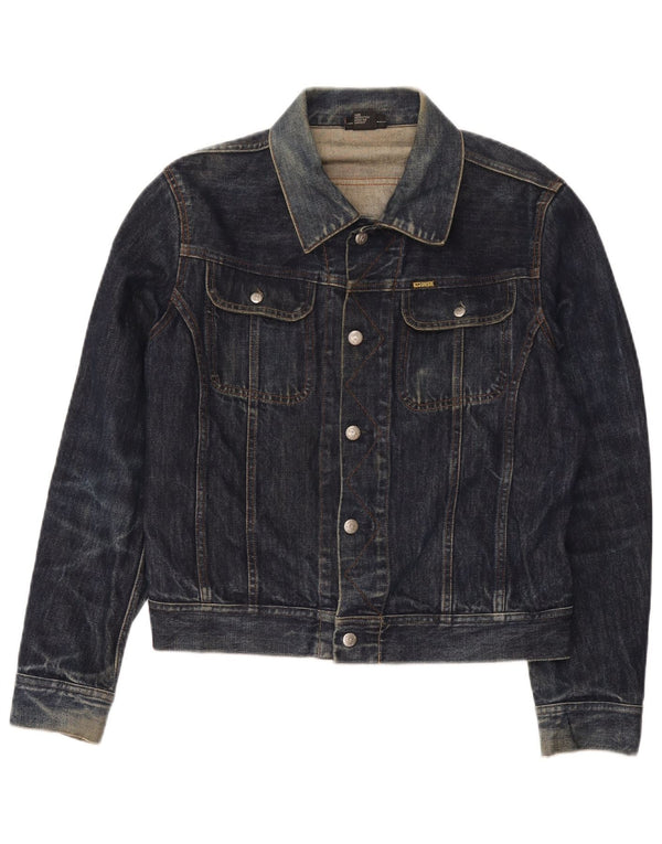 Diesel Veste en Jean Femme UK 14 Coton Bleu Marine Moyen