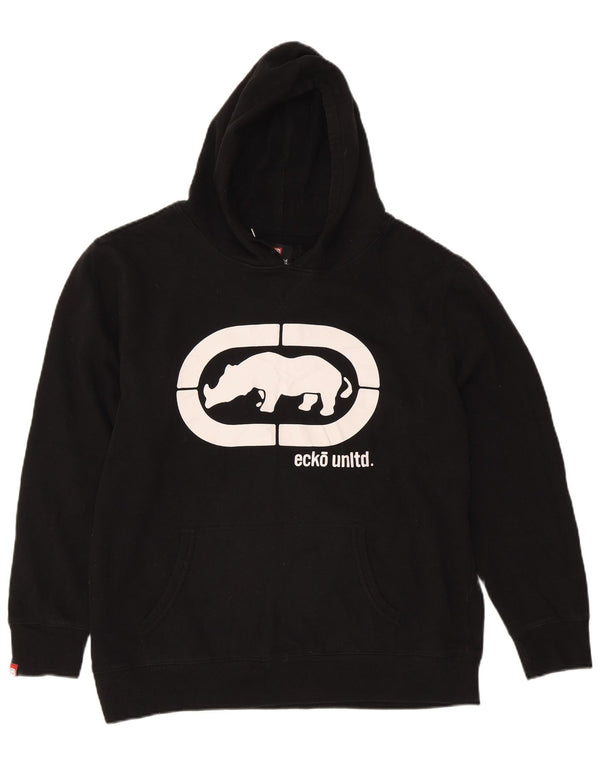 Ecko Unltd Pull à capuche graphique pour homme 2XL en coton noir
