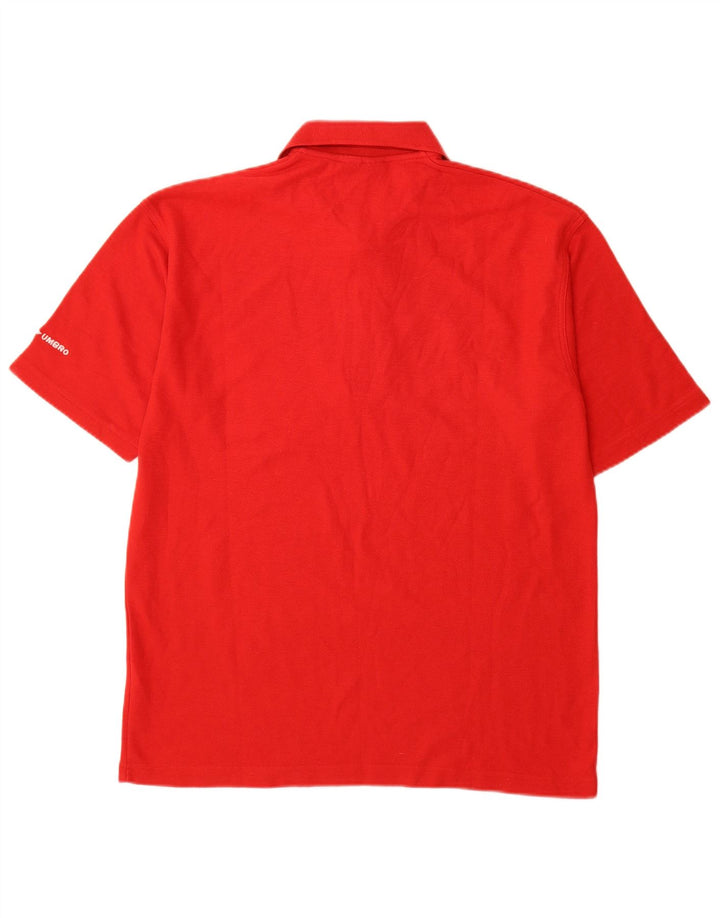 Umbro Polo Homme XL Rouge Polyester