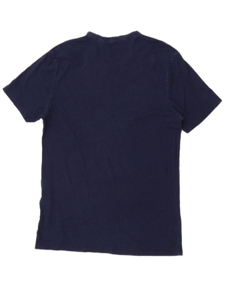 Levi's T-Shirt Graphique Homme Bleu Marine Moyen Coton