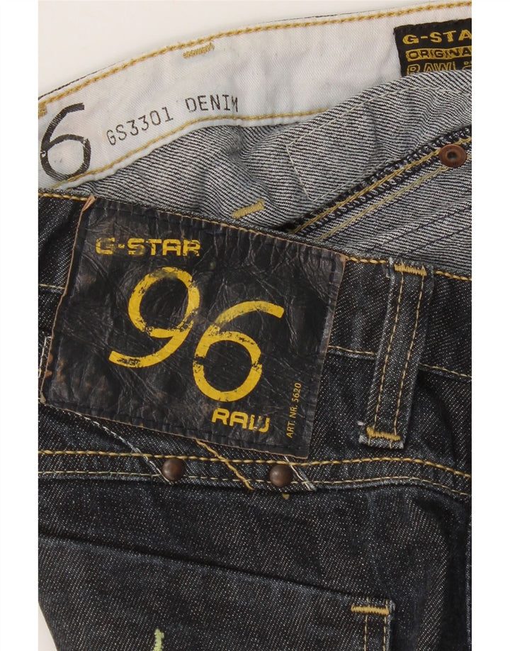 G-Star Jean Slim 3301 Graphic Femme W30 L29 Bleu