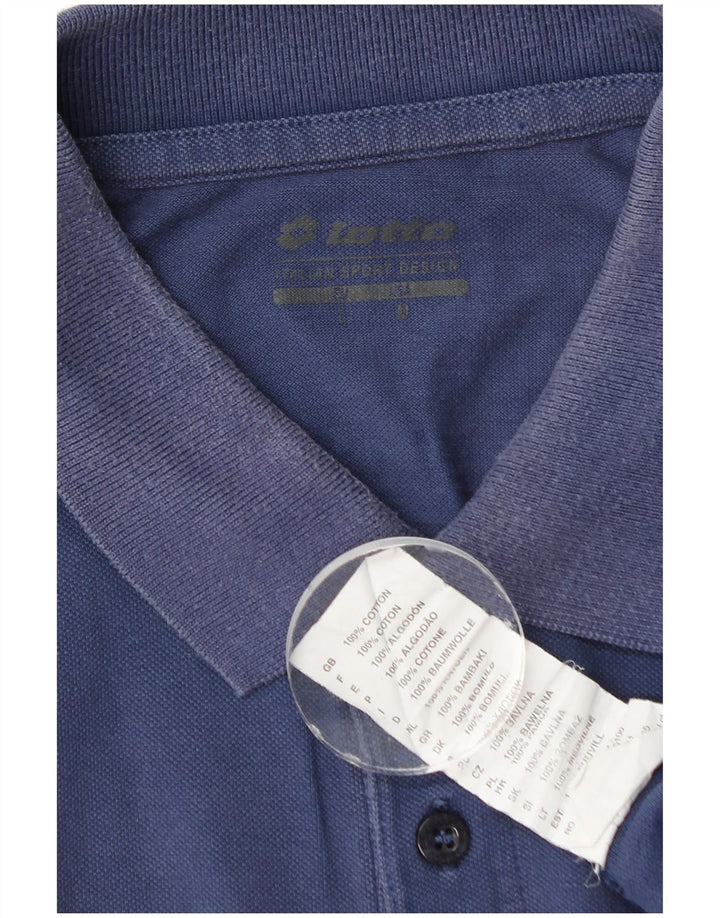 Lotto Polo Homme Grand Bleu Coton