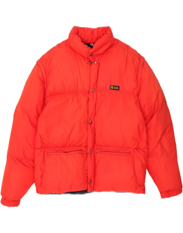 CIESSE PIUMINI Mens Padded Jacket IT 56/58 3XL Red Vintage Ciesse Piumini and Second-Hand Ciesse Piumini from Messina Hembry 