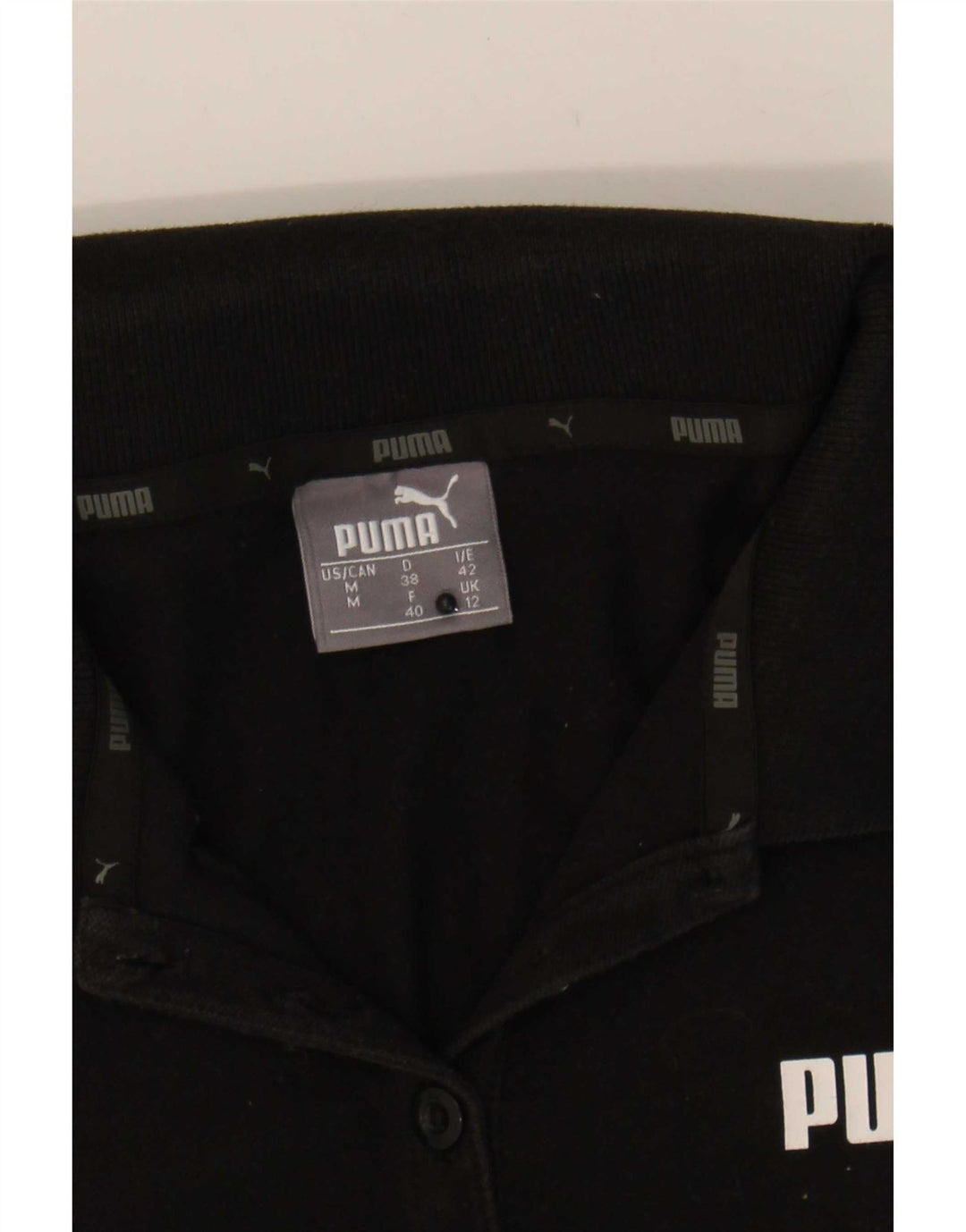 Puma Polo Femme UK 12 Medium Noir