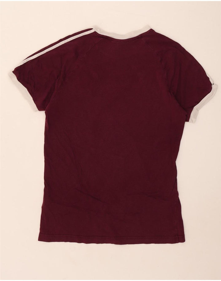 Adidas T-Shirt Homme Top Coton Bordeaux Moyen