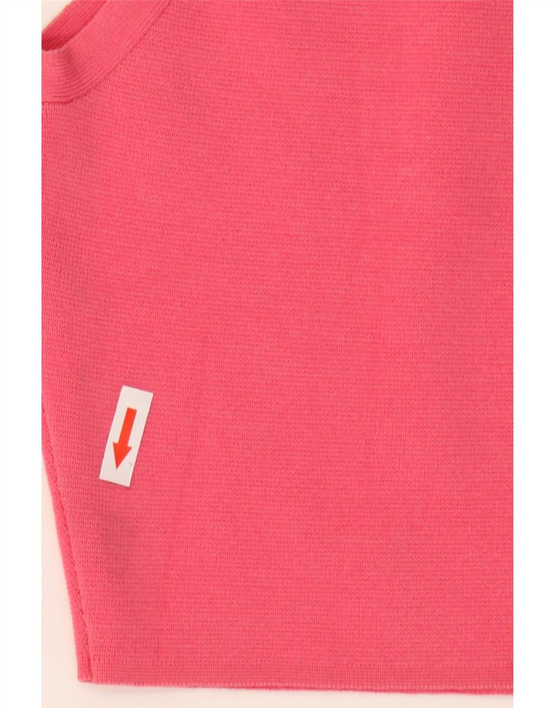 Zara Womens Crop Débardeur UK 12 Rose Moyen