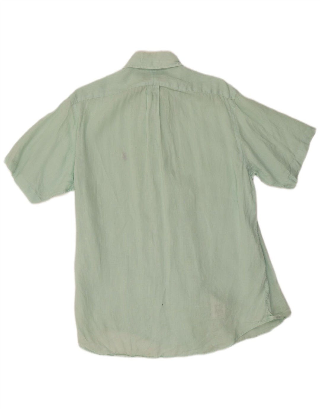 Ralph Lauren Chemise à manches courtes pour homme en lin vert moyen