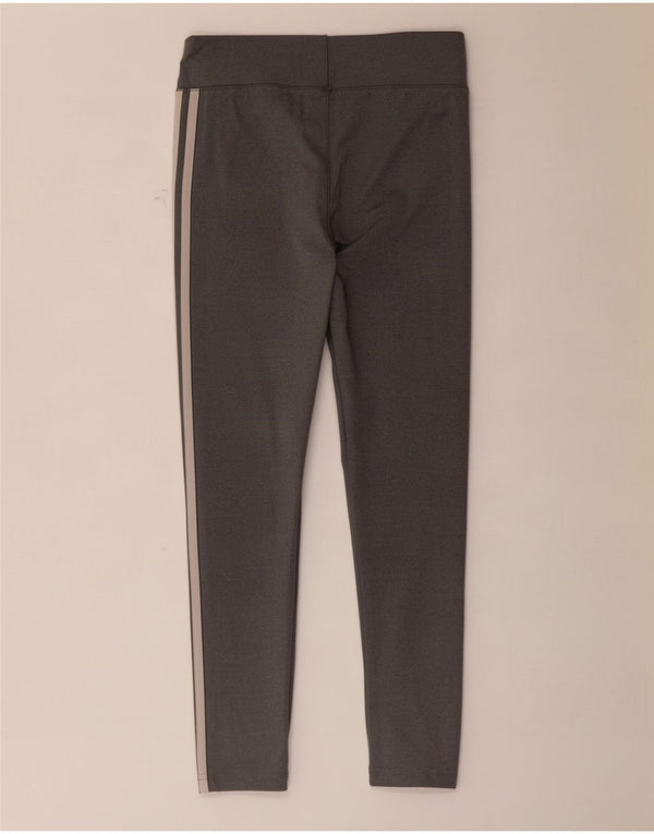 Adidas Climalite Leggings UK 8/10 Petit Gris Polyester
