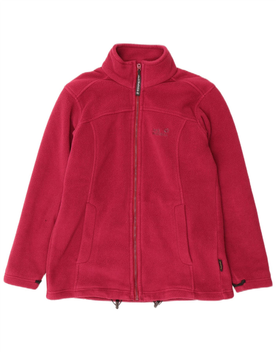 JACK WOLFSKIN Veste Polaire Femme UK 16 Large Rose Polyester