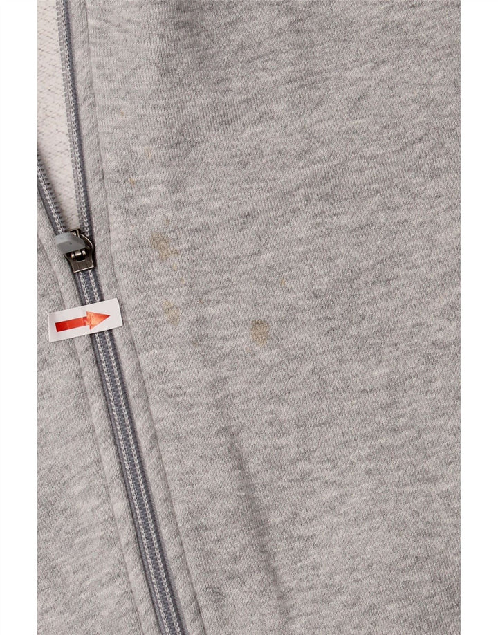 LACOSTE Homme Zip Hoodie Pull Taille 6 XL Gris Coton