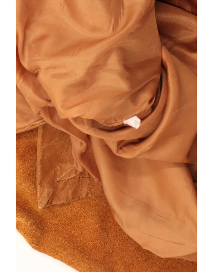 veste en daim homme vintage IT 46 Petit Beige