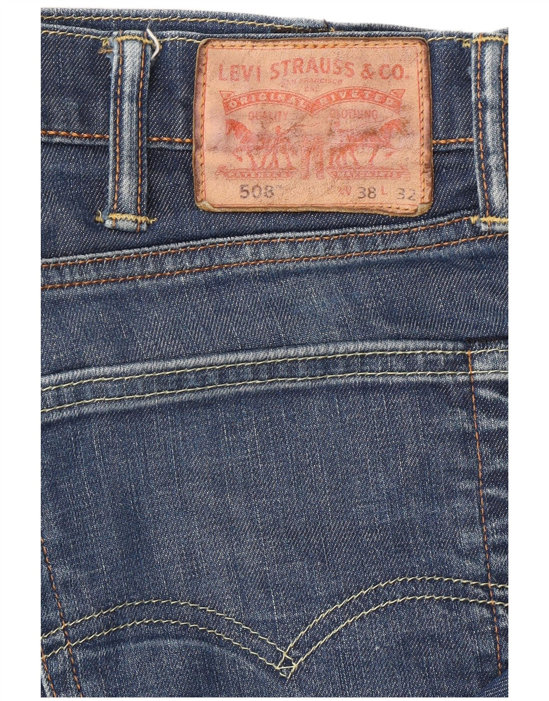LEVI'S Jean 508 Tapered Homme W38 L32 Bleu Coton