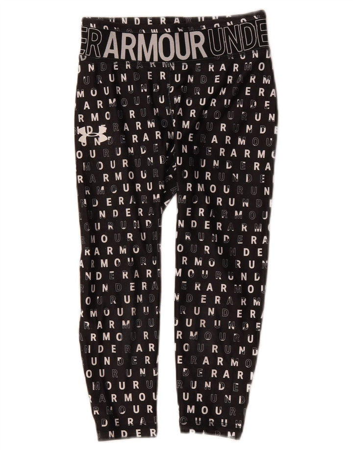 Under Armour Leggings Graphiques Filles 7-8 ans Petit Noir Polyester