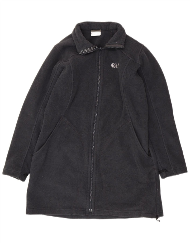 JACK WOLFSKIN Manteau coupe-vent polaire pour femme UK 16 Large Bleu marine