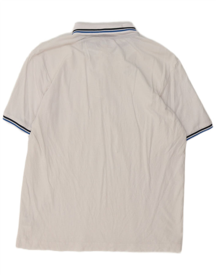 Kappa Polo Homme 2XL Blanc Coton