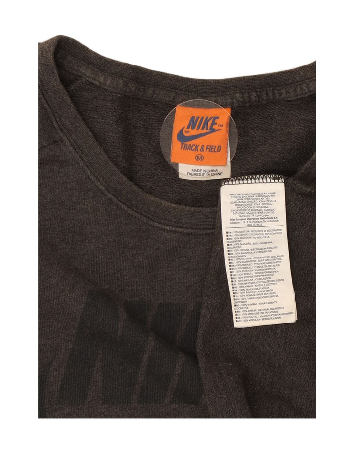 Nike Homme Sweat-Shirt Graphique Gris Moyen Coton