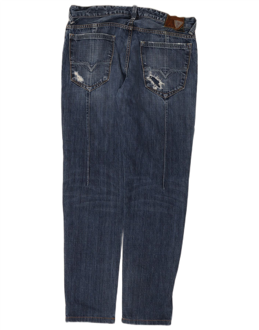 Guess Jean slim vieilli W31 L30 en coton bleu pour homme