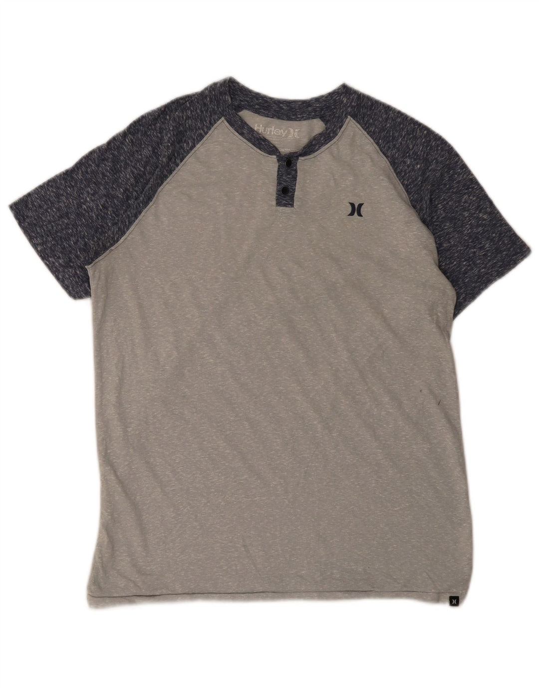 Hurley T-Shirt Premium Fit Homme Gris Moyen Polyester Colorblock