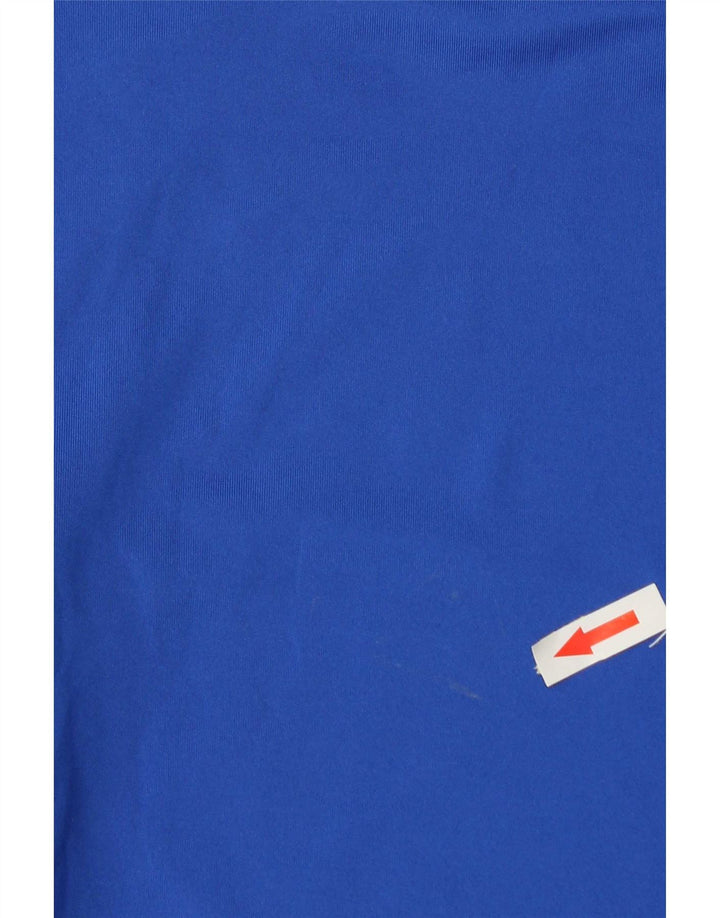 Nike Haut Dri Fit Homme Manches Longues Petit Bleu Polyester