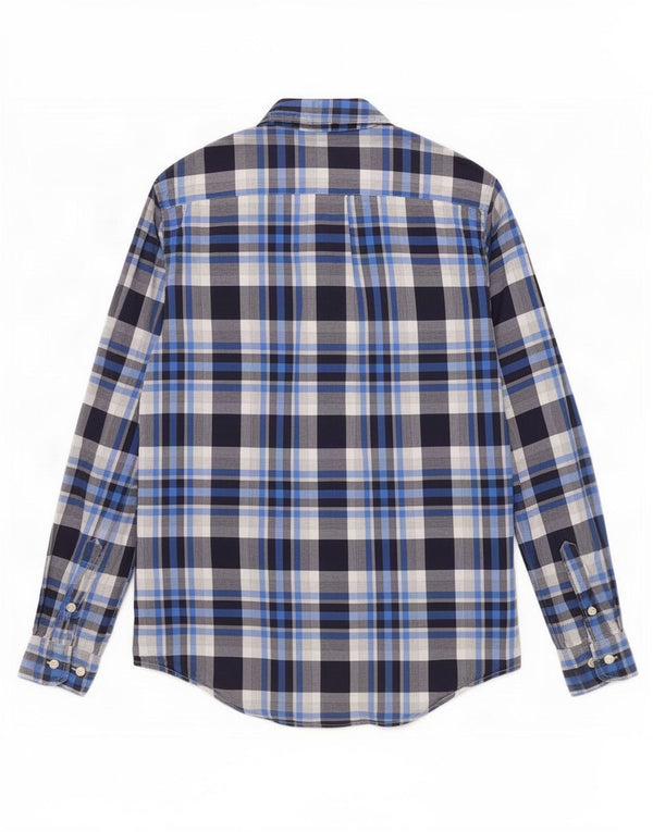 Tommy Hilfiger Chemise Homme Bleu Marine Moyen Carreaux Coton