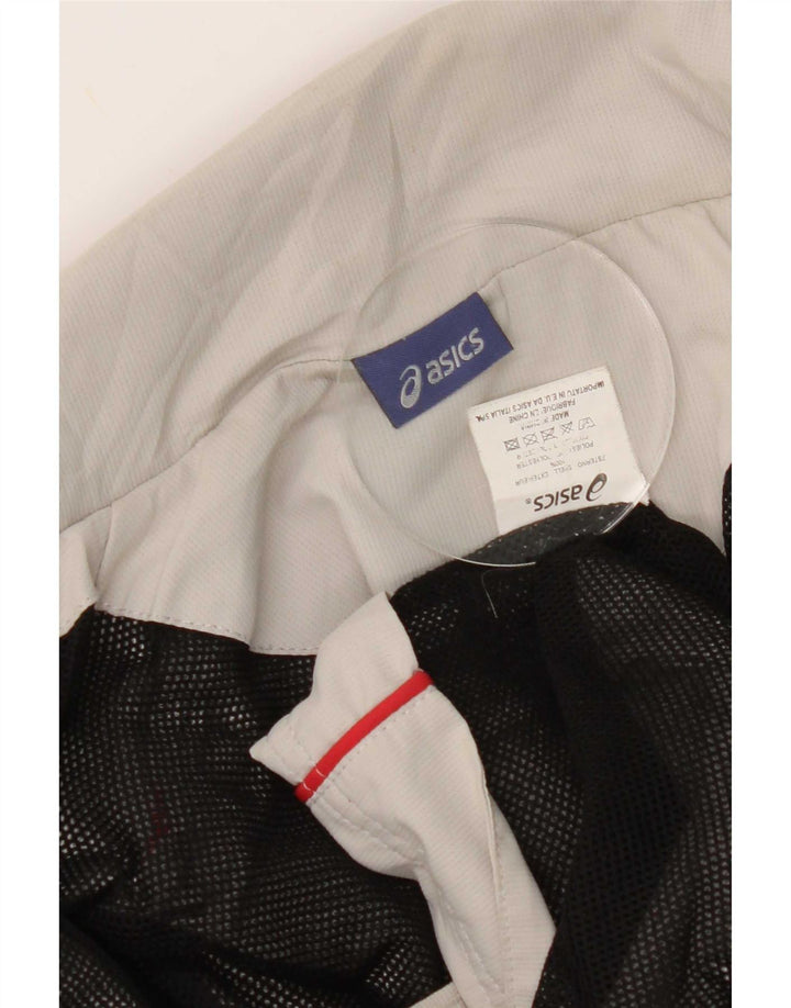 Asics Veste de Survêtement Graphique Homme Gris Moyen Polyester