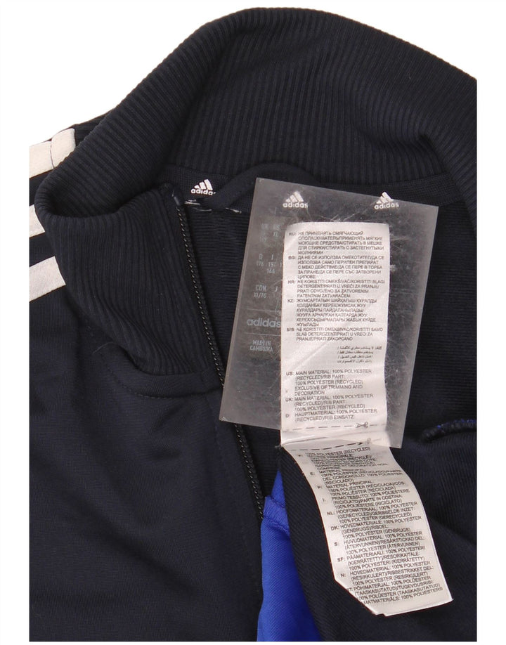 ADIDAS Veste de survêtement Aeroready Garçon 15-16 ans Bleu Marine