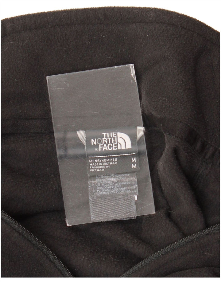 THE NORTH FACE Pull Polaire à Col Zippé Homme Noir Moyen Polyester