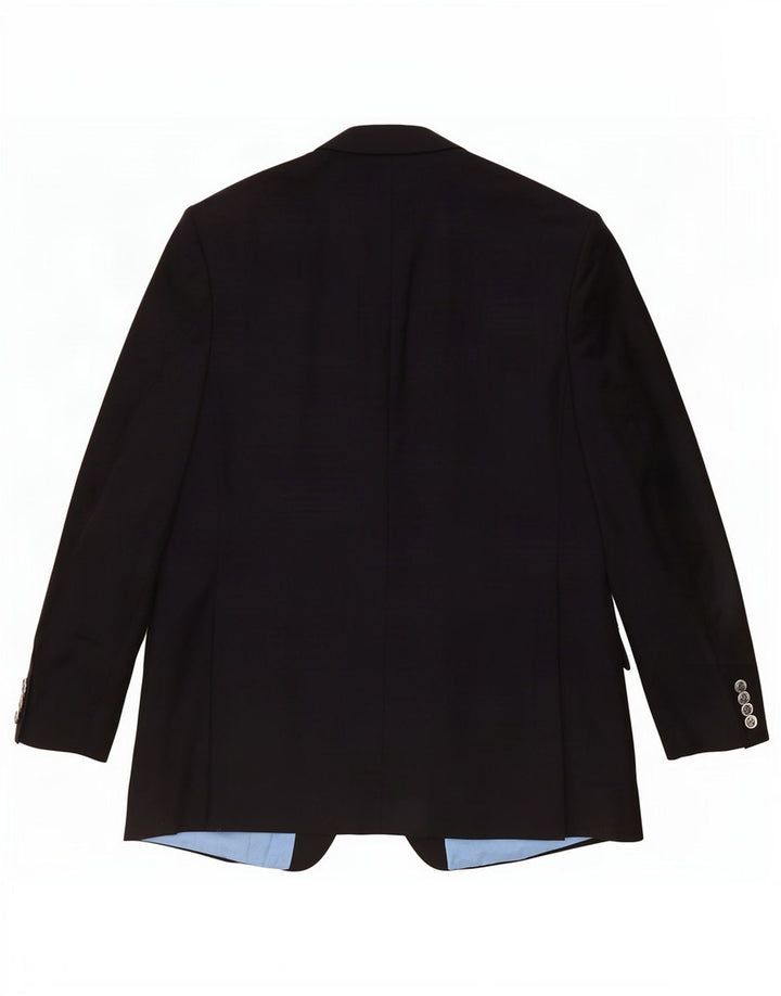 Marks & Spencer Veste blazer à 2 boutons pour homme UK 42 Grande laine vierge bleu marine