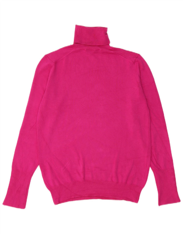 Zara Pull col roulé pour femme UK 12 Rose moyen