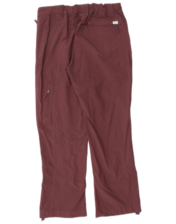 The North Face Pantalon cargo de randonnée pour femme UK 12 Medium W30 L28 Bordeaux