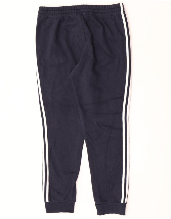 Adidas Pantalon de survêtement pour homme en coton bleu marine Taille L