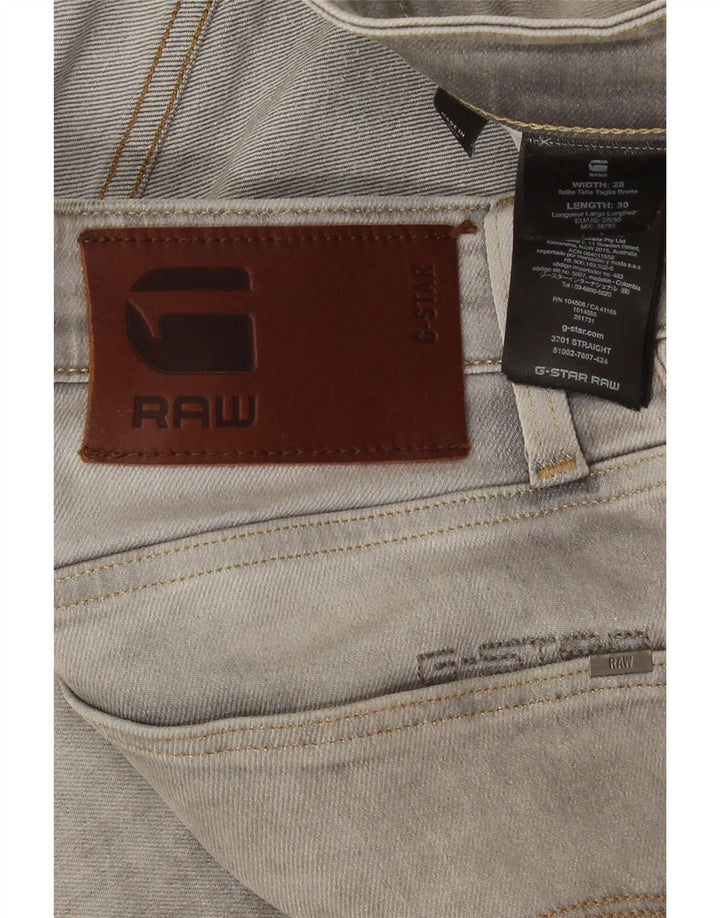 G-Star Jean droit homme W28 L26 gris coton