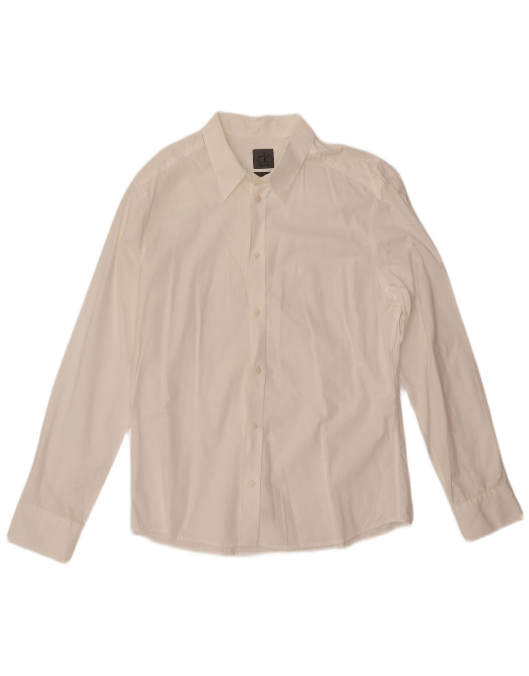 CALVIN KLEIN Chemise Slim Fit Homme Blanc XL