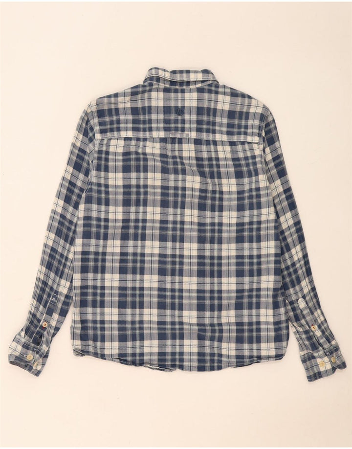 FAT FACE Chemise Homme Bleu Marine Moyen Carreaux Coton