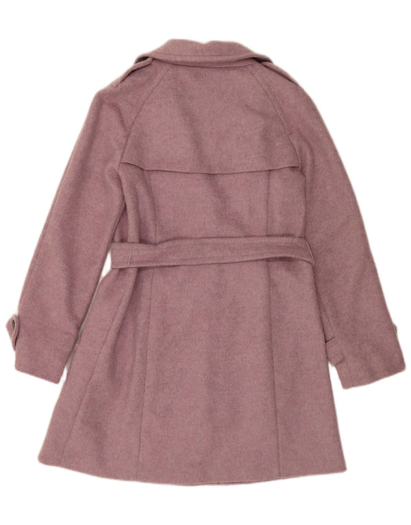 Max Mara Trench-Coat surdimensionné Weekend pour femme UK 6 XS Laine vierge rose