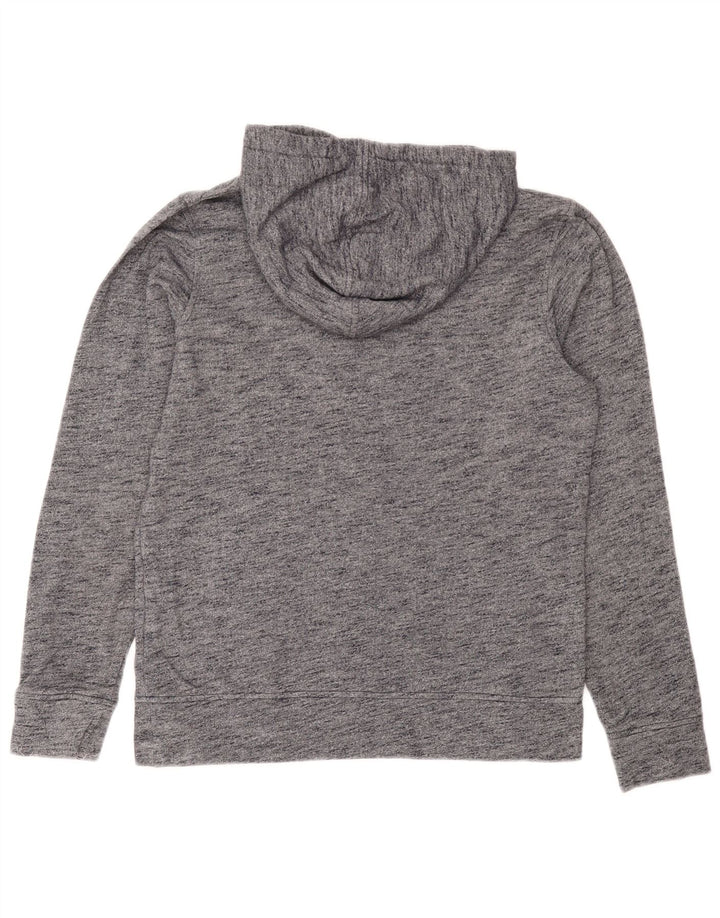 JACK & JONES Pull à capuche graphique pour homme en coton moucheté bleu marine Small