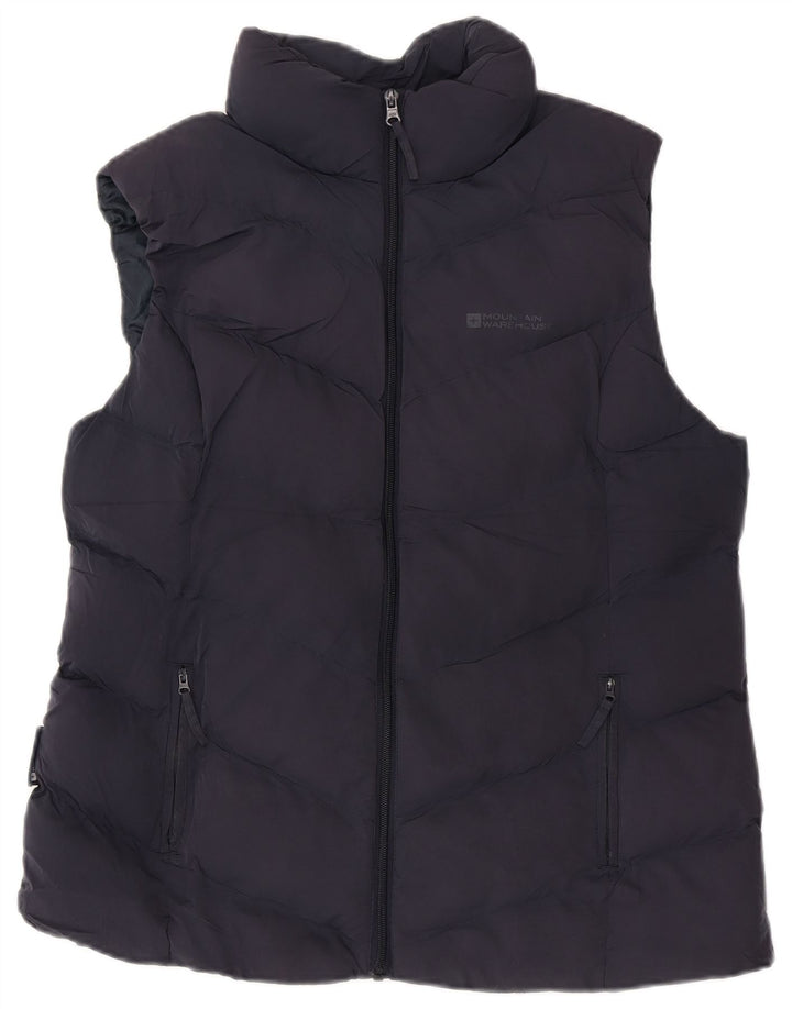 Mountain Warehouse Gilet rembourré pour femme UK 16 Large Bleu marine Polyester