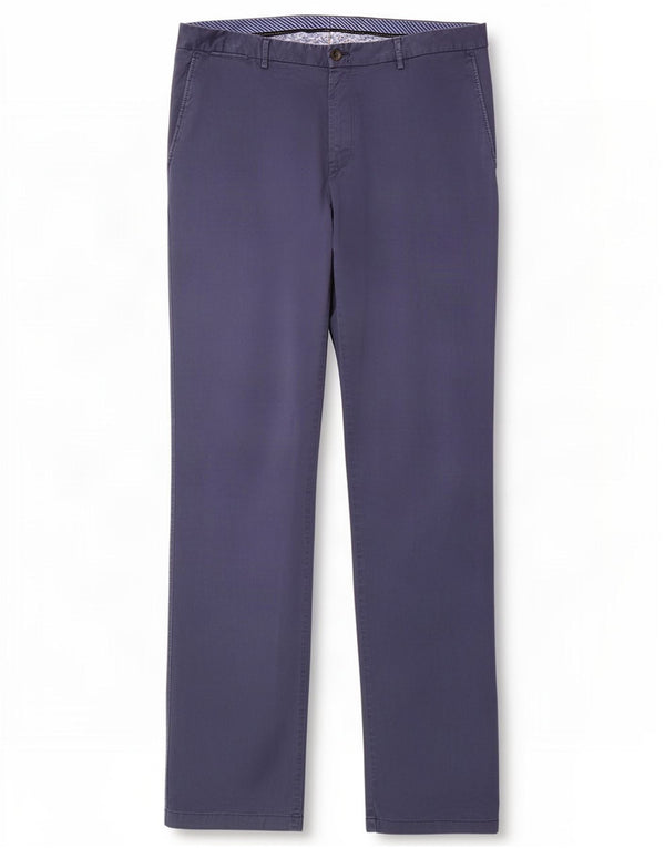 Tommy Hilfiger Pantalon Chino Droit Homme W36 L34 Bleu Marine Coton