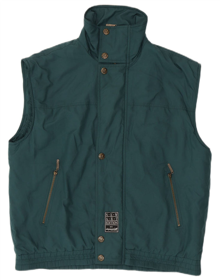 OLYMPIA Gilet Homme UK 40 Large Vert Polyester