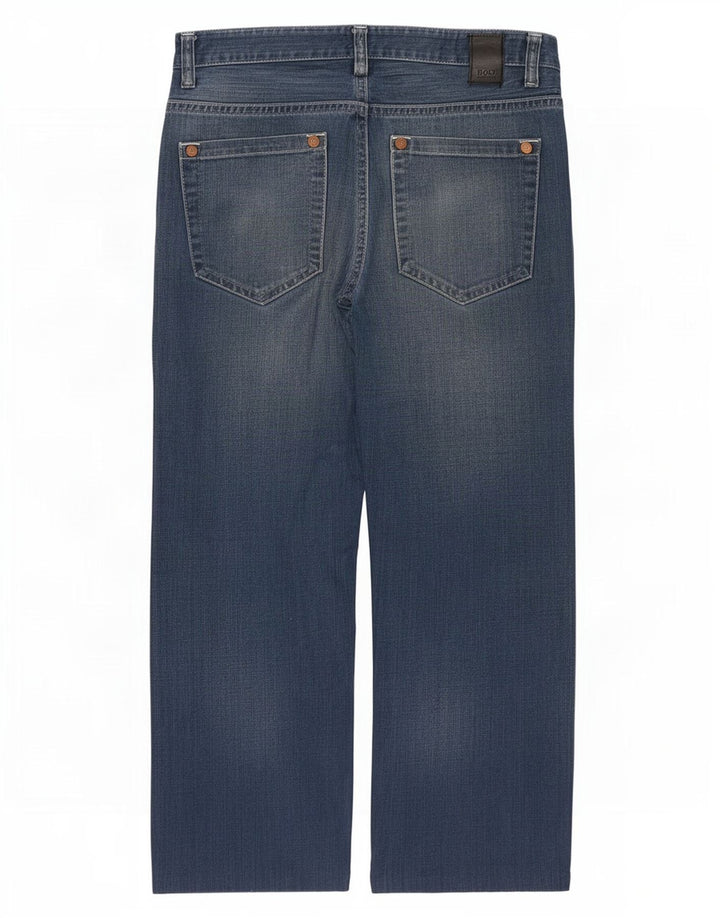 Hugo Boss Jean ample W36 L27 pour homme Bleu