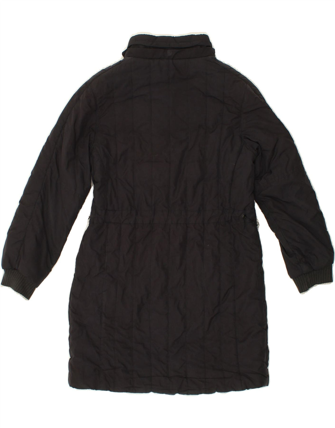 CHAMPION Girls Padded Coat 9-10 Years Medium Black Polyester Vintage Champion and Second-Hand Champion from Messina Hembry 